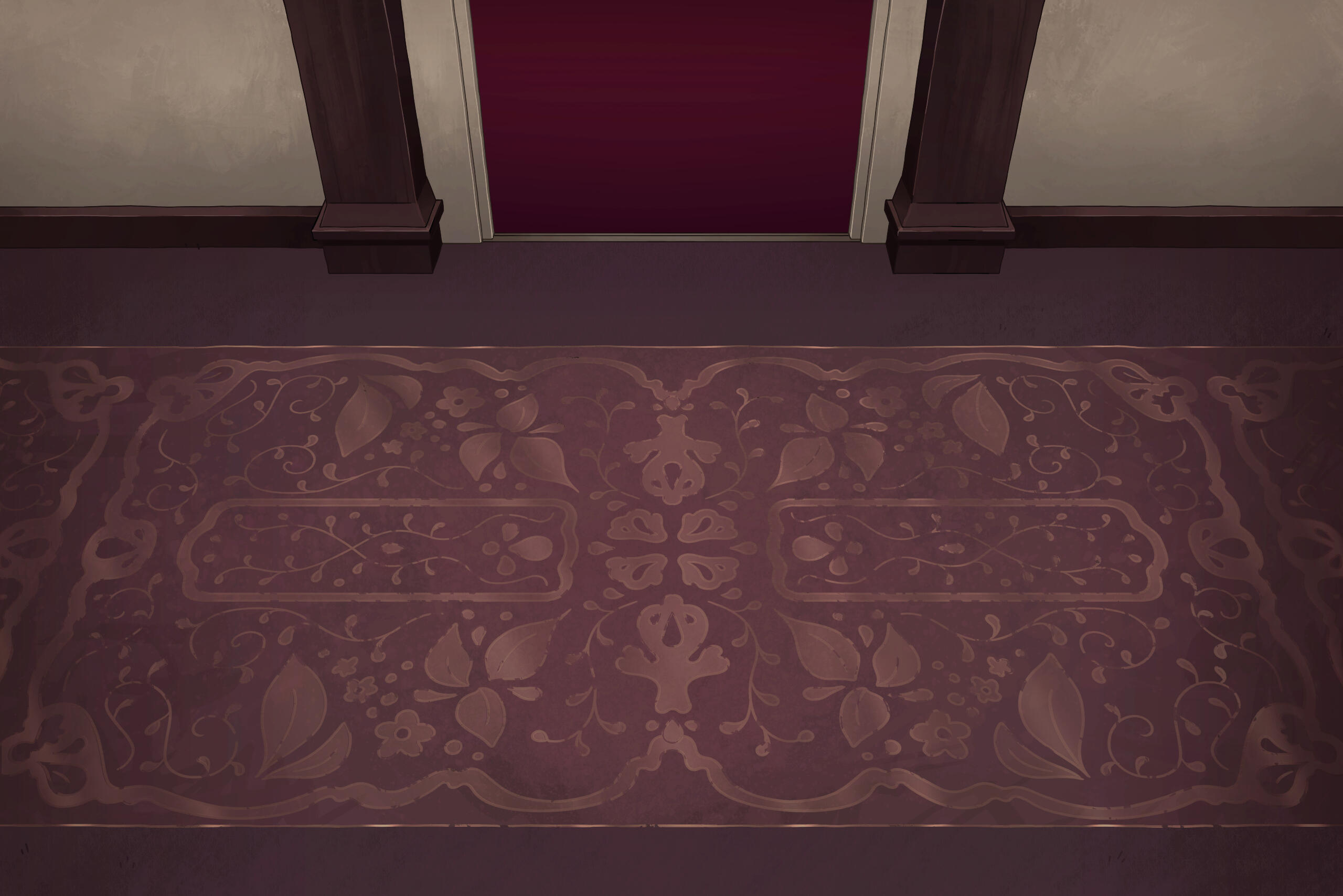 Background painting done for an animated YouTube short, done in Clip Studio and Photoshop. Background design done by Flashgitz