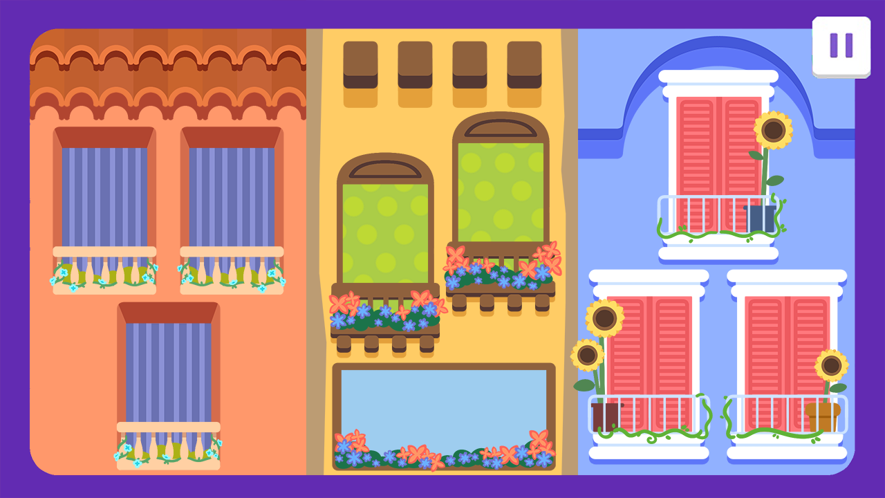 Background designed for Noggin for a game on their app, done in Photoshop