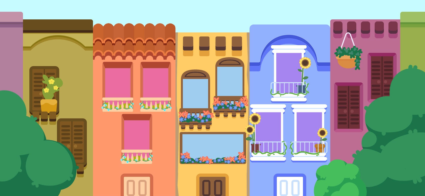 An extended version of the previous background to fit different phone and tablet UI's. Made in Photoshop and Illustrator.